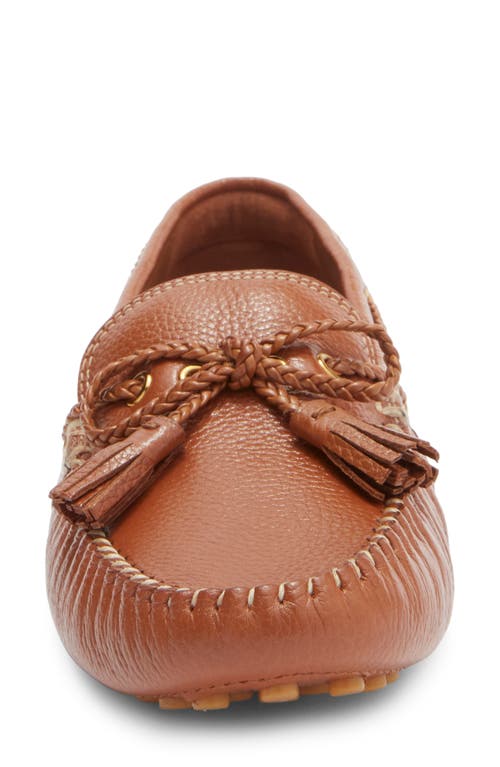 Cole Haan Gissella Croc Embossed Driving Loafer