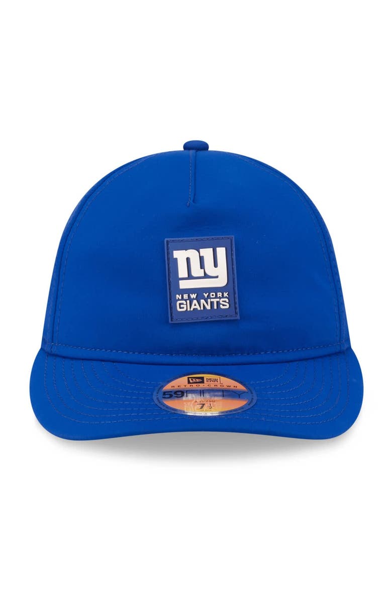 New Era Men's New Era Royal New York Giants 2025 Sideline  Retro Crown 59FIFTY Fitted Hat, Alternate, color, Royal