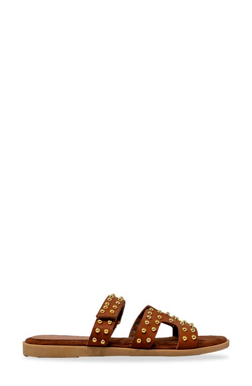 CHASE & CHLOE CHASE AND CHLOE KHARI STUDDED SLIDE SANDAL 