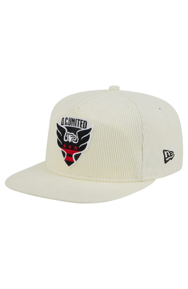 New Era Men's New Era Cream D.C. United 2025 Kickoff Snapback Golfer Hat, Main, color, Cream