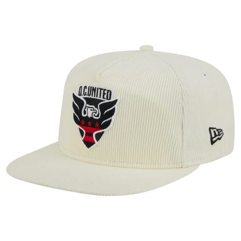 Men's New Era  Cream D.C. United 2025 Kickoff Snapback Golfer Hat