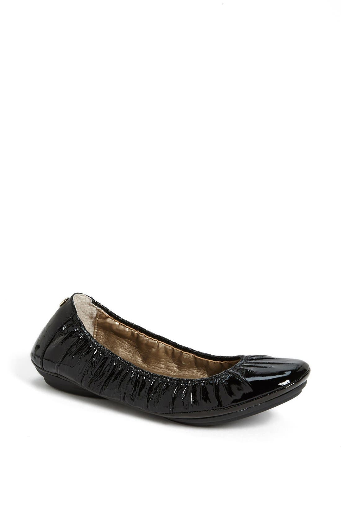 'Fiore' Flat, Main, color, BLACK PATENT
