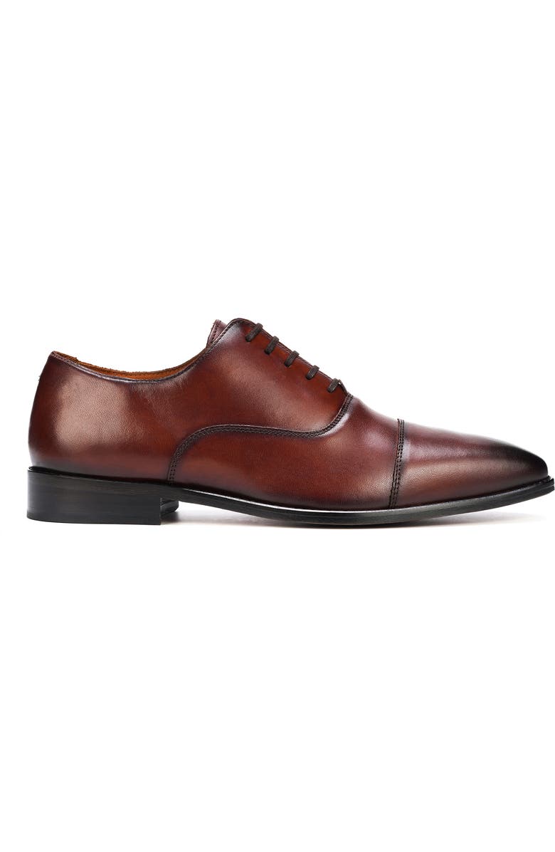 Anthony Veer Bill Cap-Toe Oxford, Alternate, color, Mahogany Burnished