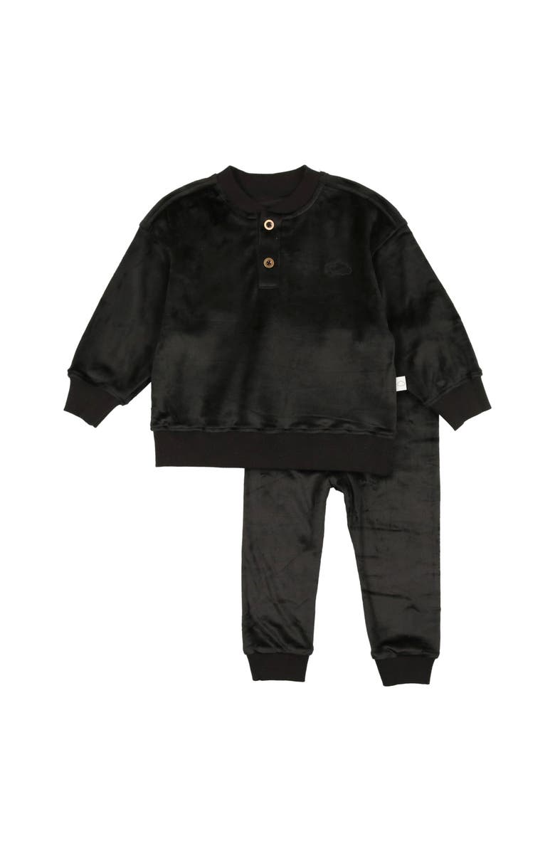 Pouf Velour Henley Set, Main, color, 