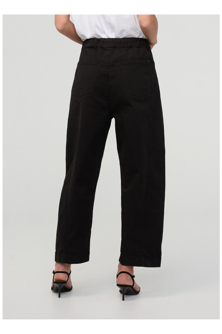 FlexTwill Barrel Pull On Pant, Alternate, color, Black