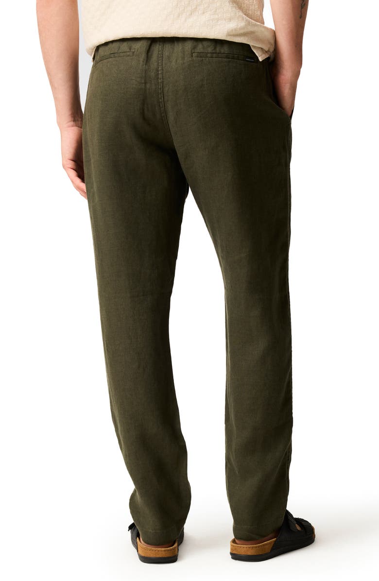 Rodd & Gunn Linen Resort Pants, Alternate, color, Dark Olive