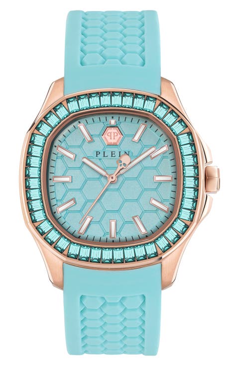 Spectre Silicone Strap Watch, 38mm x 45mm