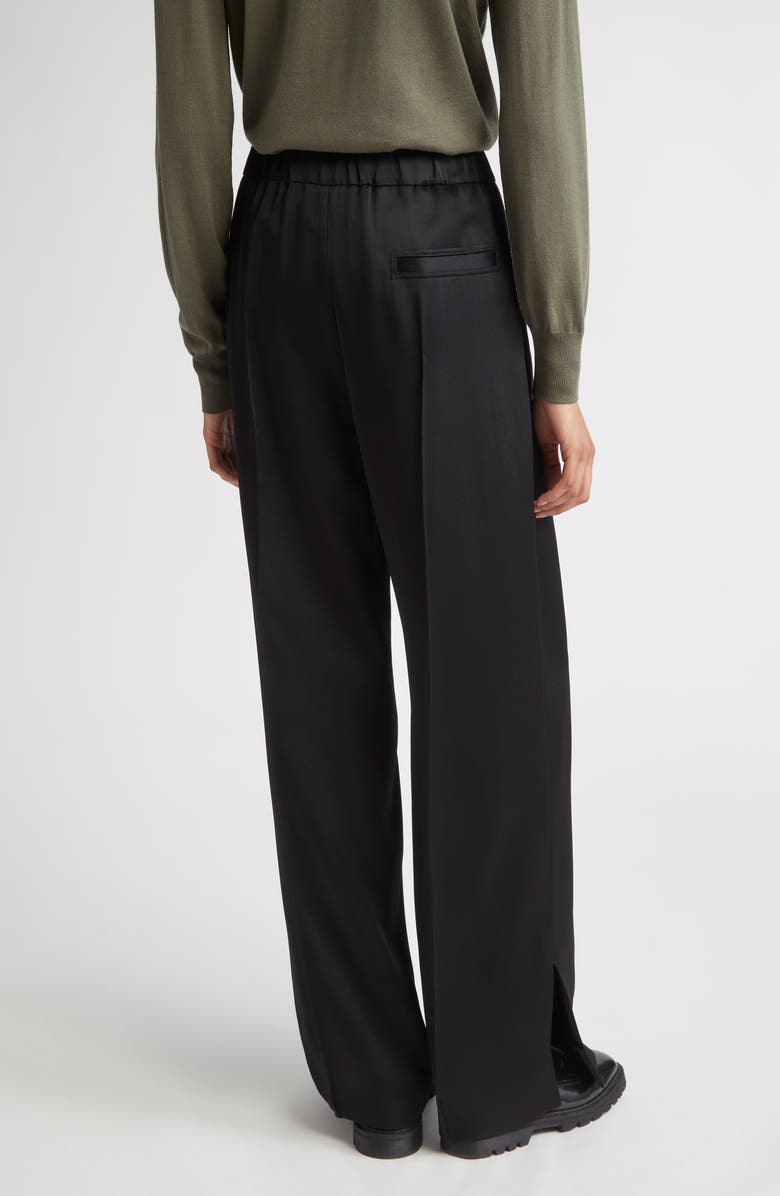 Jil Sander Relaxed Track Pants, Alternate, color, Black