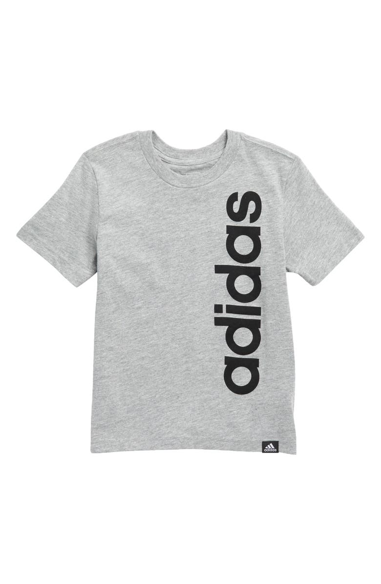 adidas Kids' Linear Logo Graphic T-Shirt, Main, color, 