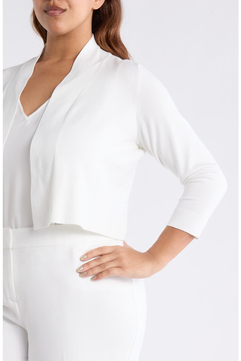 Kissing Front Crop Shrug, Alternate, color, LILY WHITE