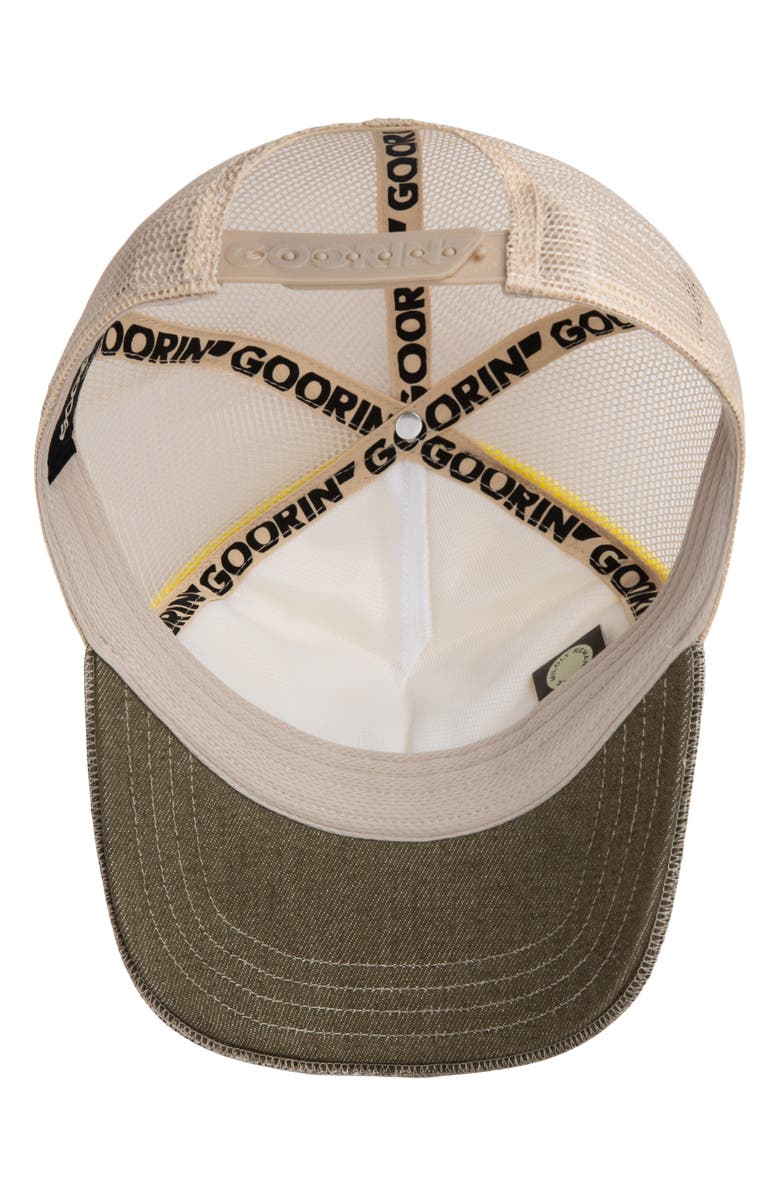 Goorin Bros. Bad Boy Disruption Snapback Trucker Hat, Alternate, color, Biscuit