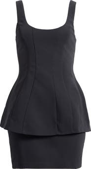 Amanda Uprichard Empire Layered Cocktail Minidress