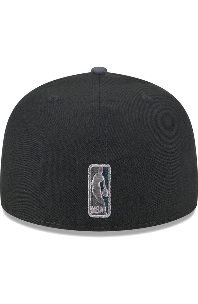 New Era Men's New Era Black Chicago Bulls Planetary Tonal 59FIFTY Fitted Hat, Alternate, color, 