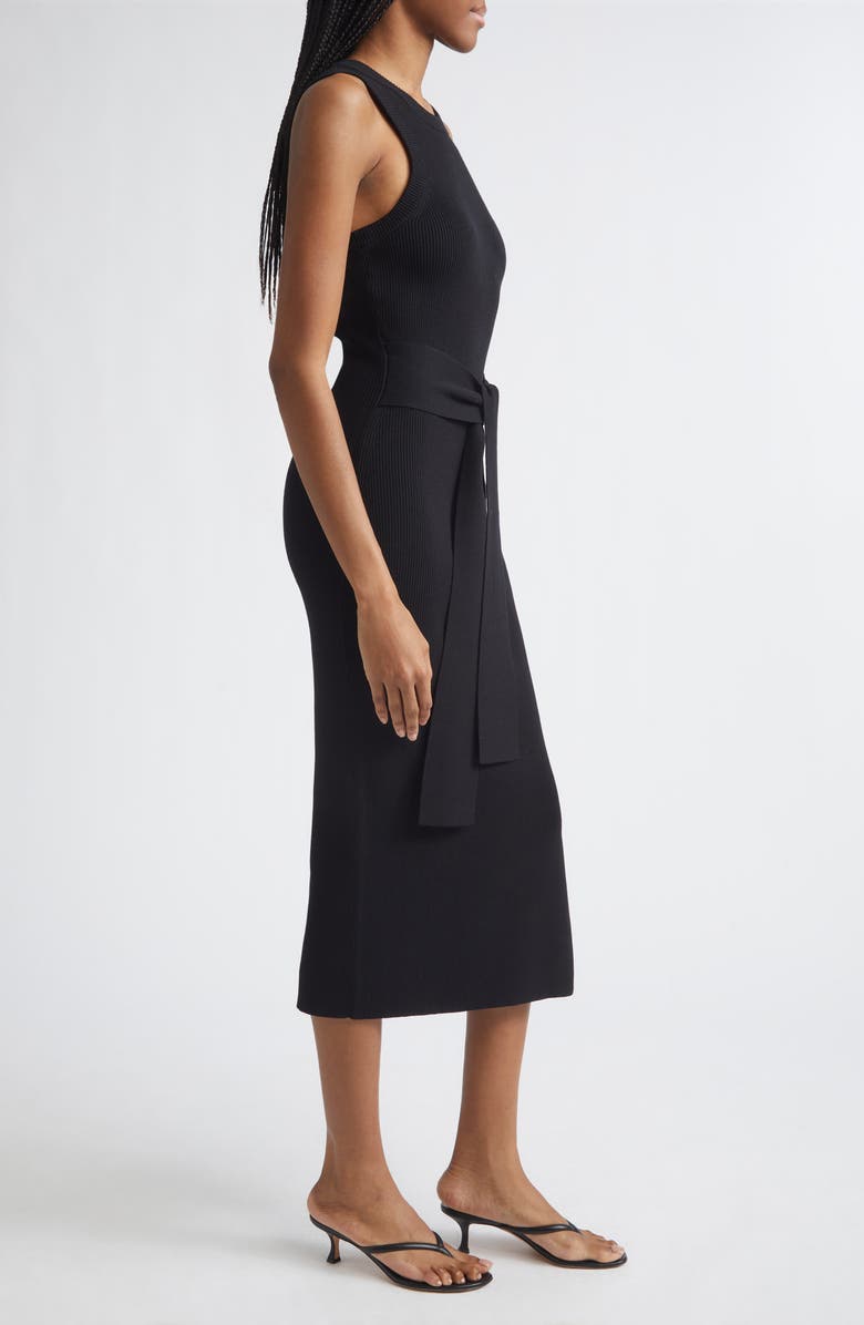 Toccin Piper Tie Front Midi Dress, Alternate, color, 