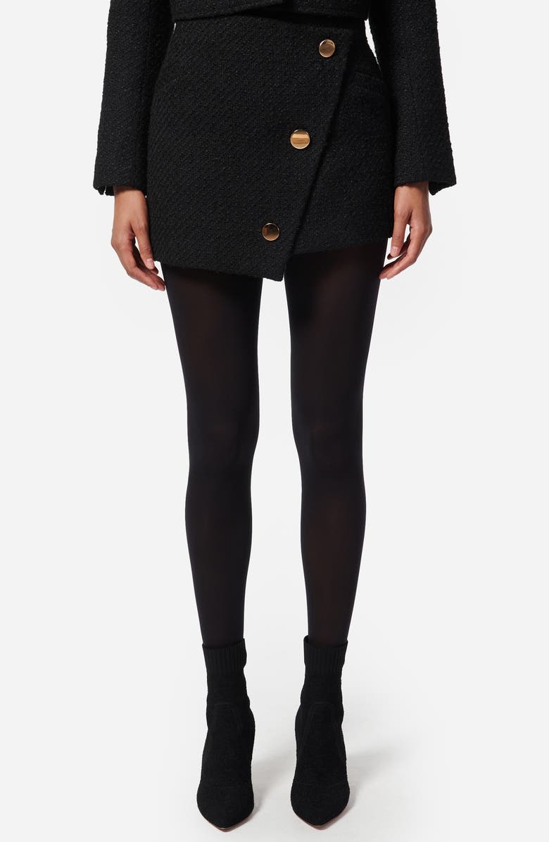 CAMI NYC Atlas Asymmetric Bouclé Miniskirt, Alternate, color, 