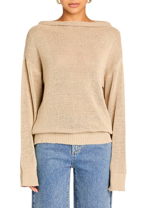 Ser.o.ya Oro Knit Sweater In Stone