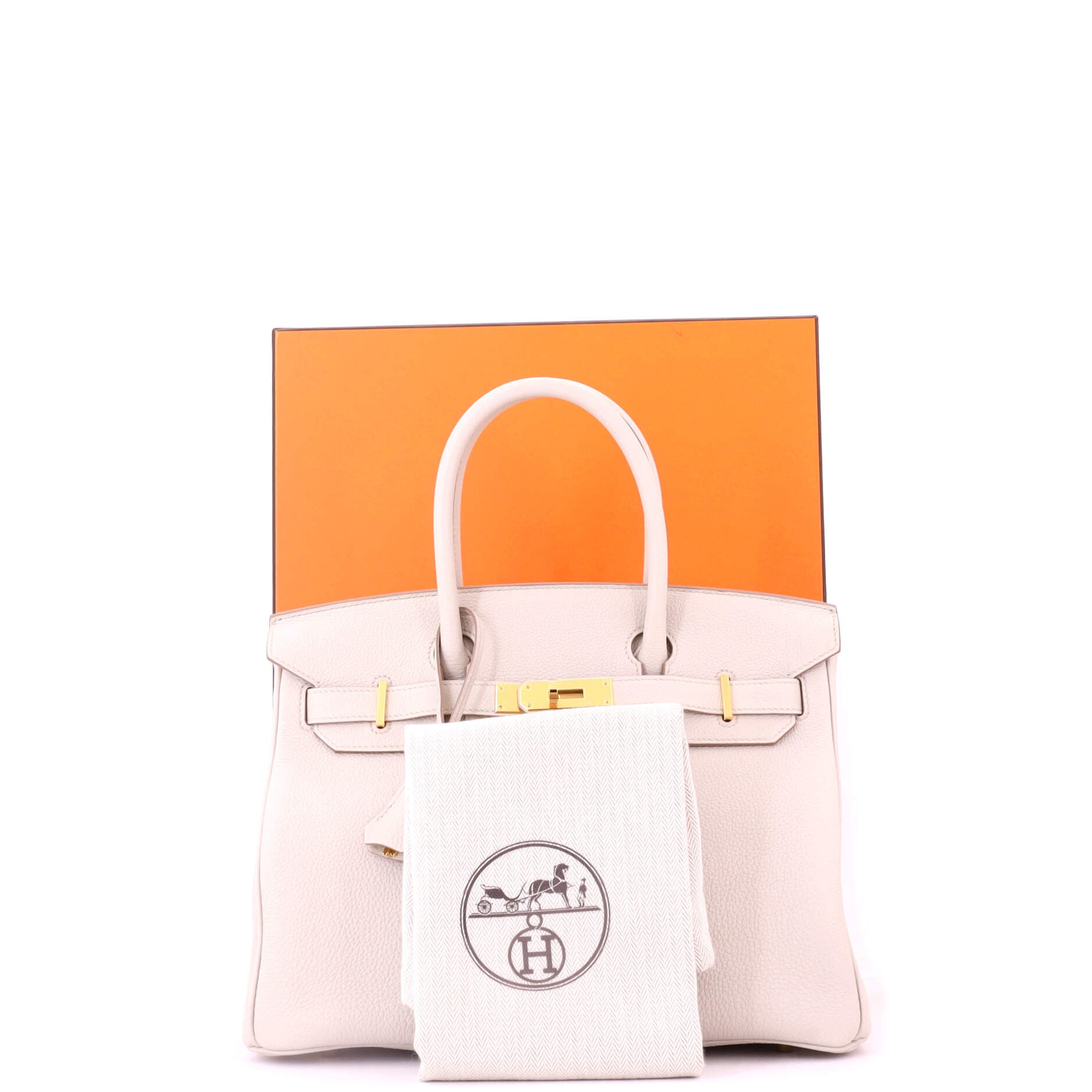 Pre-Owned Hermes Birkin Handbag Light Togo with Gold Hardware 30, Alternate, color, 