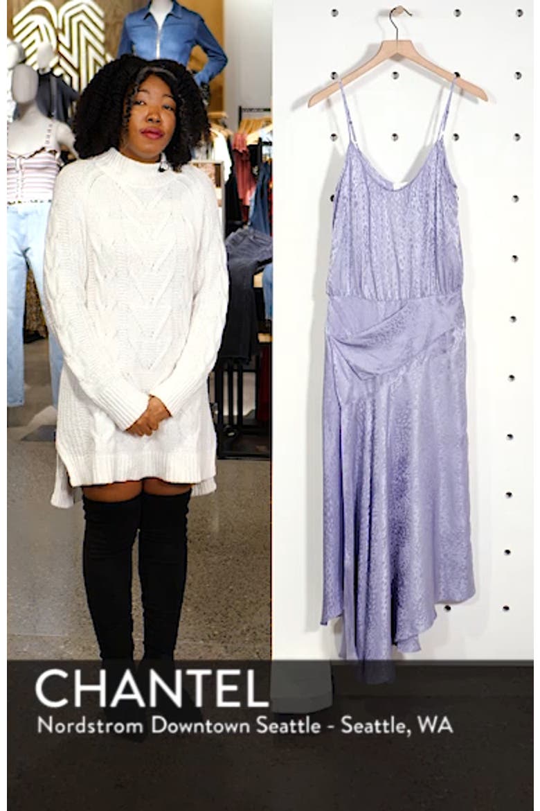 Willa Asymmetrical Silk Jacquard Dress video