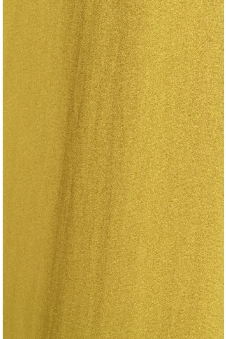 High/Low V-Neck Blouse (Nordstrom Exclusive), Alternate, color, OLIVE OIL