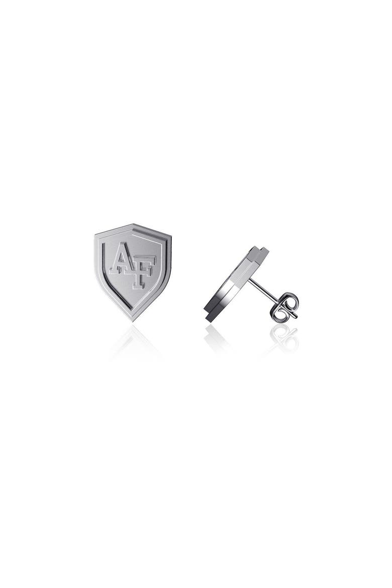 Air Force Falcons Team Logo Silver Post Earrings, Main, color, Silver