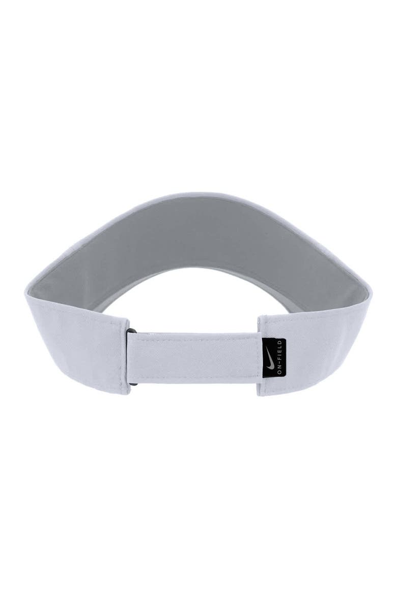 Men's Nike White Wake Forest Demon Deacons 2025 On-Field Ace Performance Adjustable Visor, Alternate, color, White