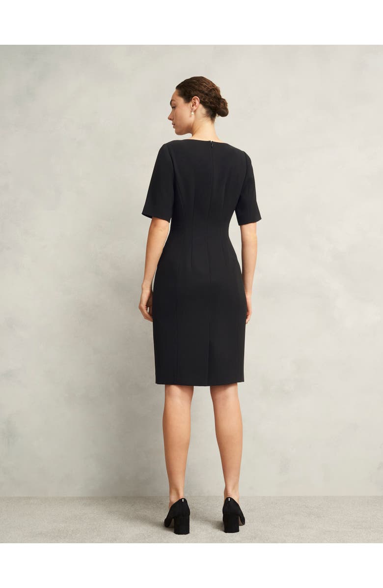 HOBBS LONDON Rae Sleeved Dress, Alternate, color, Black