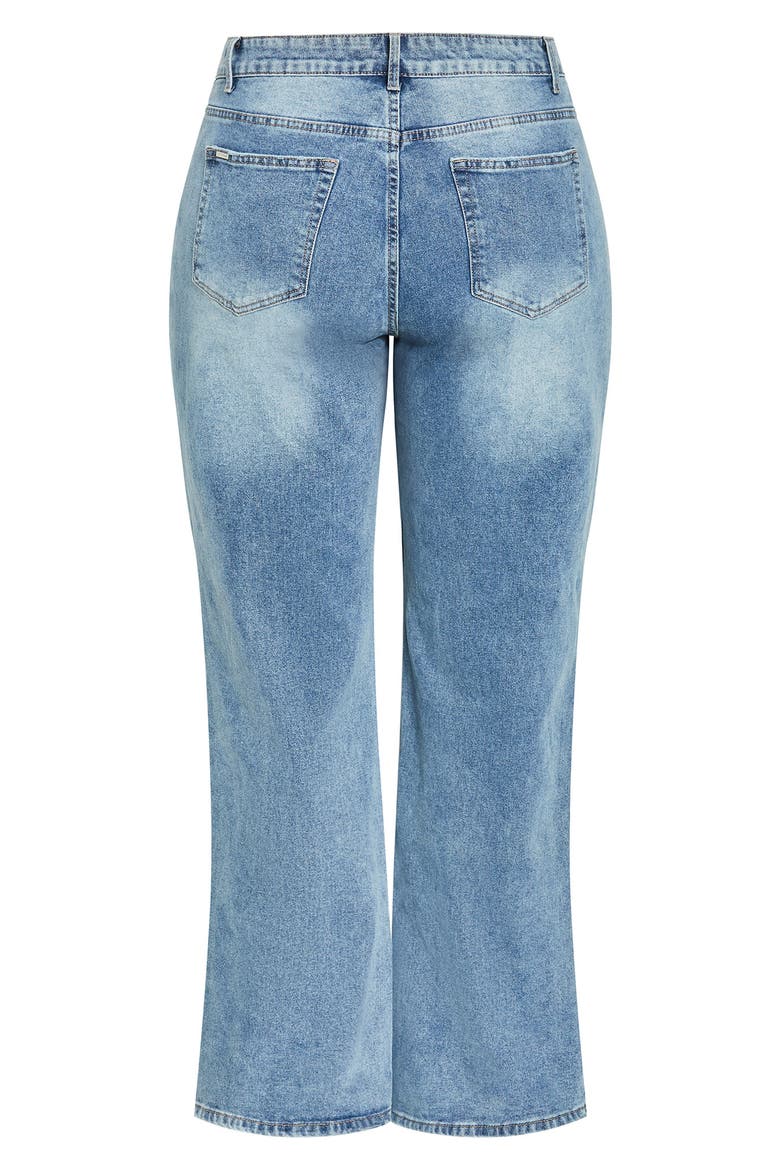 Harley Fit Fletcher Wide Leg Jeans, Alternate, color, LIGHT DENIM