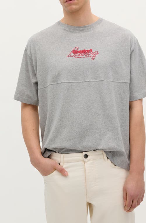 Scalpers Lazy Tee In Gray