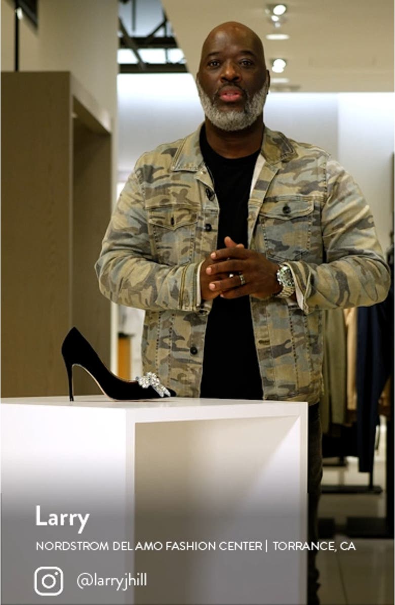 Belgravia Bow Velvet Pointed Toe Pump, sales video thumbnail