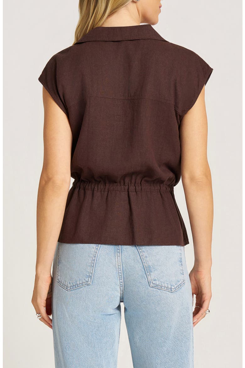 Marani Utility Top, Alternate, color, CHOCOLATE