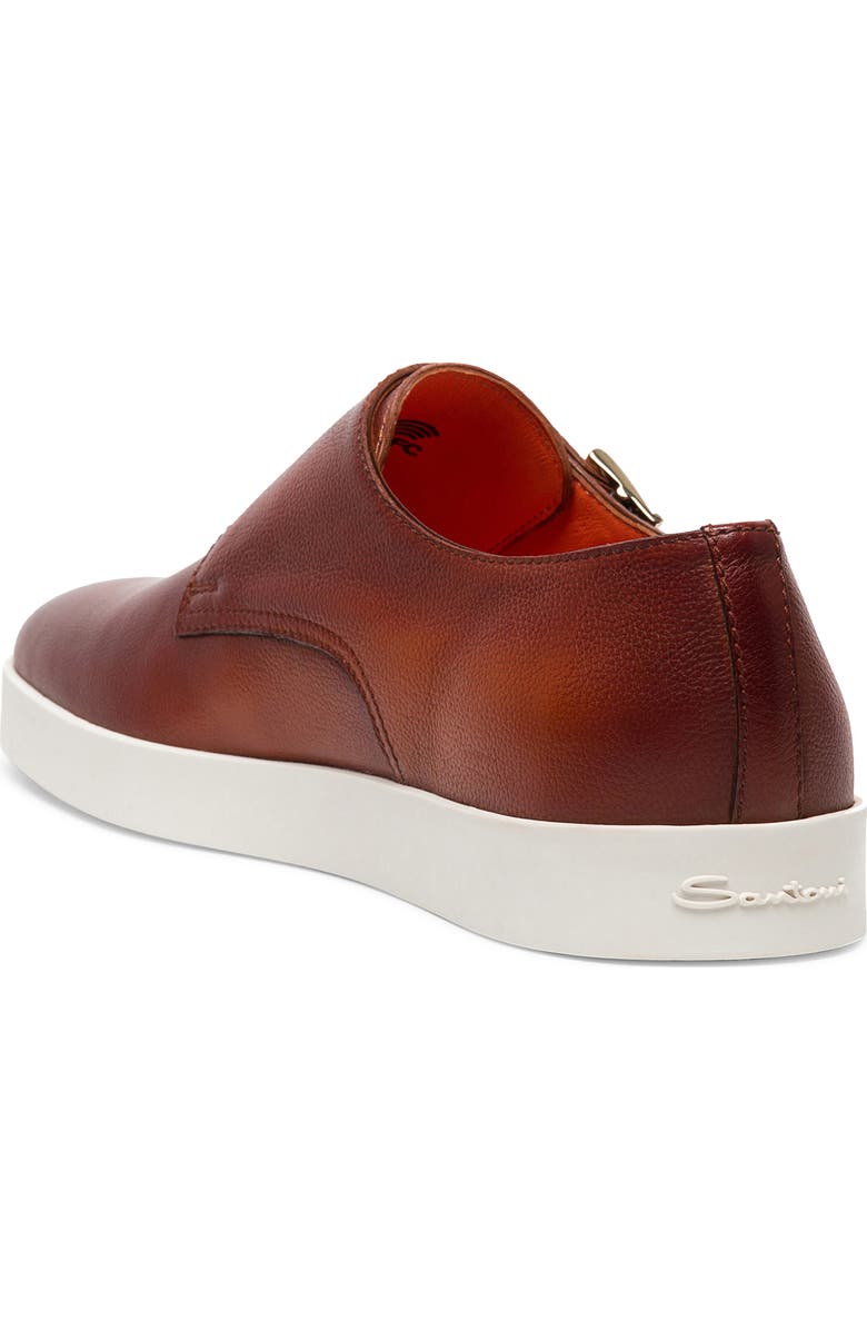 Santoni Bankable Sneaker, Alternate, color, Brown