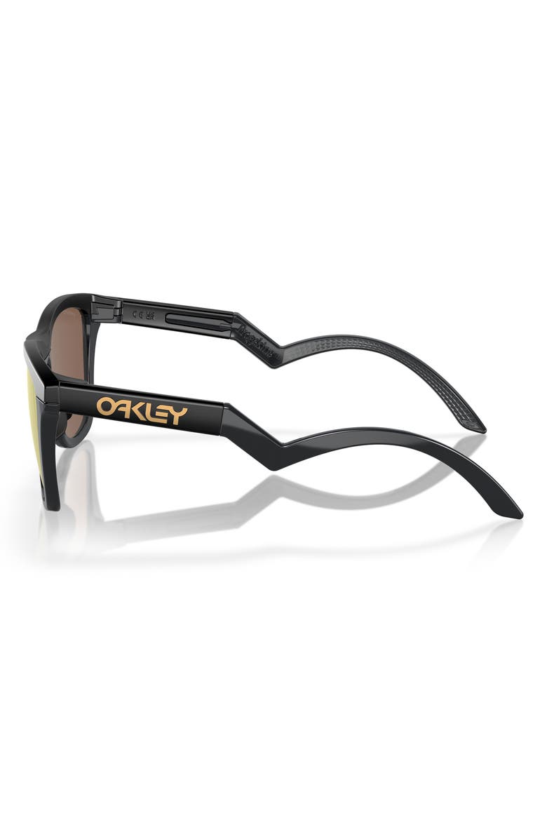 Oakley Frogskins Hybrid 55mm Prizm<sup>™</sup> Polarized Round Sunglasses, Alternate, color, Matte Black
