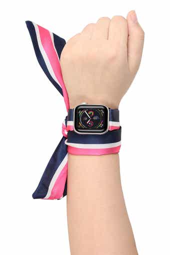 Posh Tech Stripe Silk Scarf 42mm/44mm Apple Watch 1/2/3/4 Band