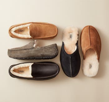 UGG Ascot Leather Slipper Men Nordstrom