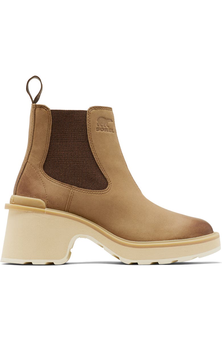 SOREL Hi-Line Waterproof Chelsea Boot, Alternate, color, Umber Ceramic