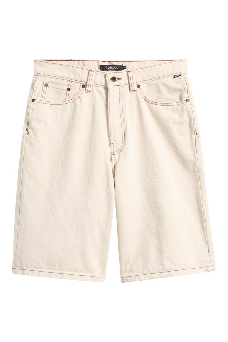 Check-5 Baggy Denim Shorts, Alternate, color, NATURAL SEED