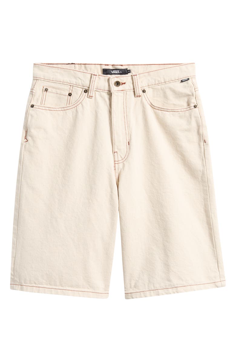 Vans Check-5 Baggy Denim Shorts, Main, color, Natural Seed