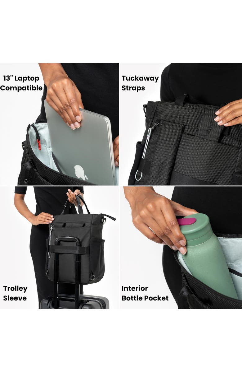 Sherpani Soleil Anti Theft Convertible Backpack, Fits 15 Inch Laptop, Alternate, color, Aloe Mist