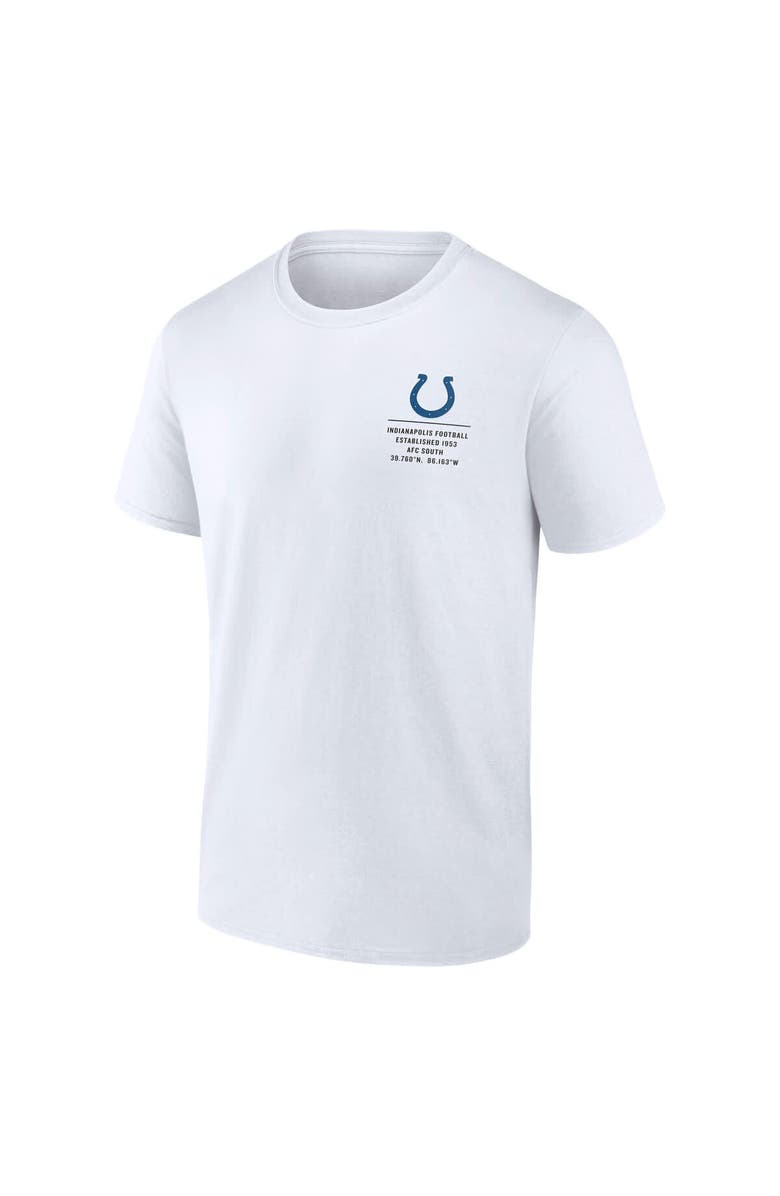FANATICS Men's Fanatics White Indianapolis Colts Repeat Stats T-Shirt, Alternate, color, White