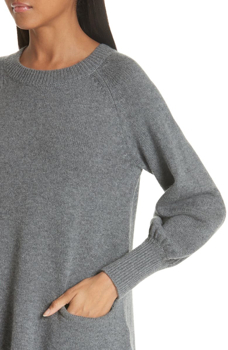 CO Wool & Cashmere Tunic Sweater, Alternate, color, 