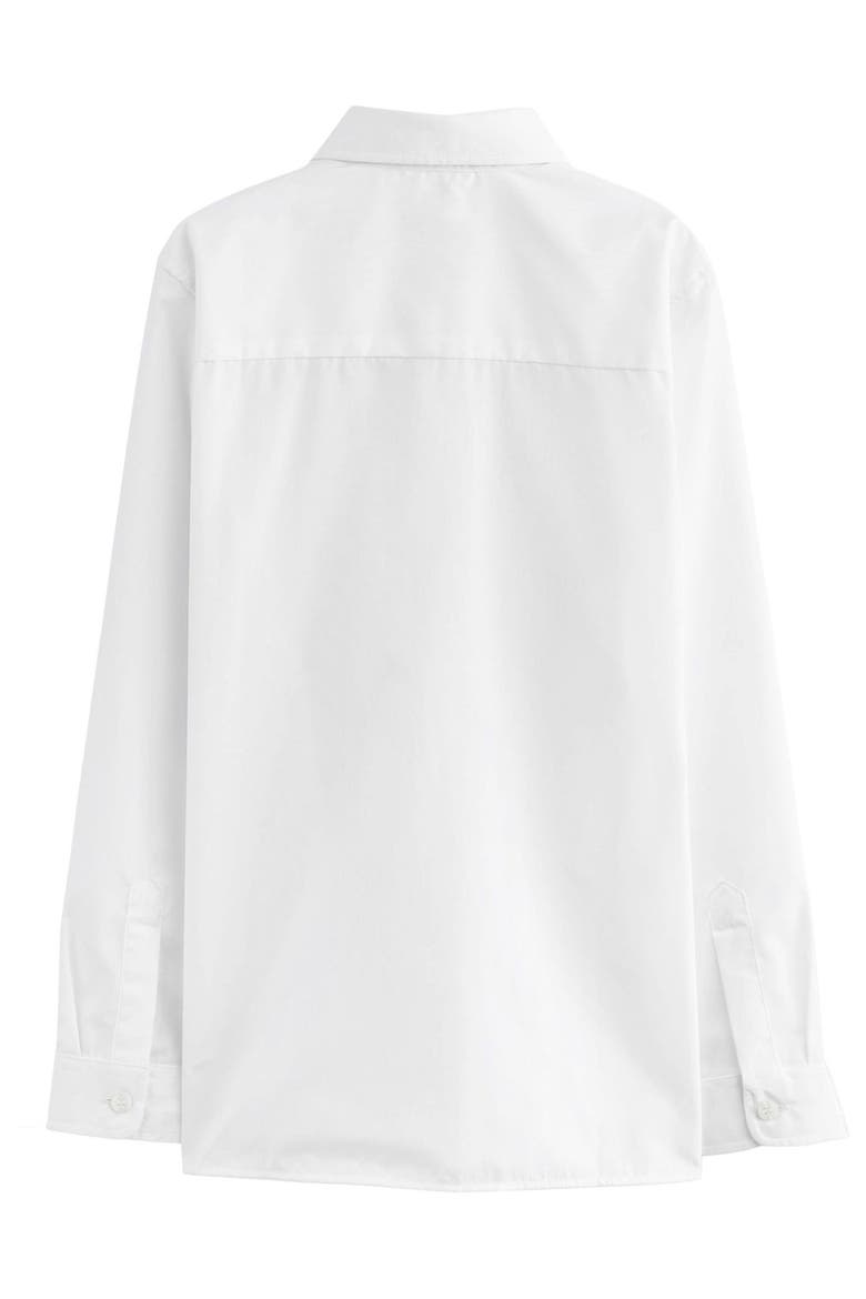 Kids' 5-Pack Uniform Button-Up Shirts, Alternate, color, WHITE