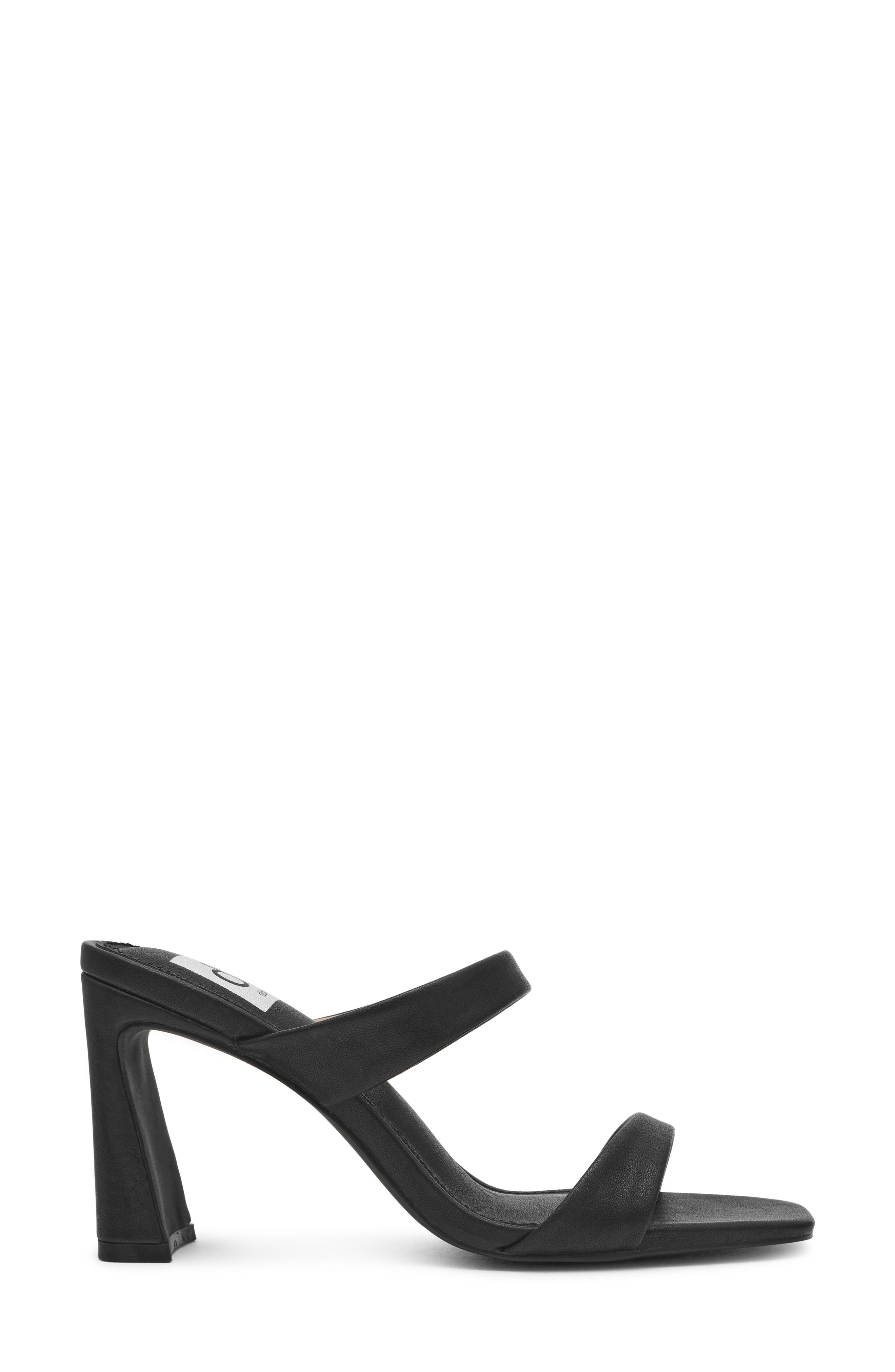 DV by Dolce Vita Veniss Block Heel Slide Sandal, Alternate, color, Black