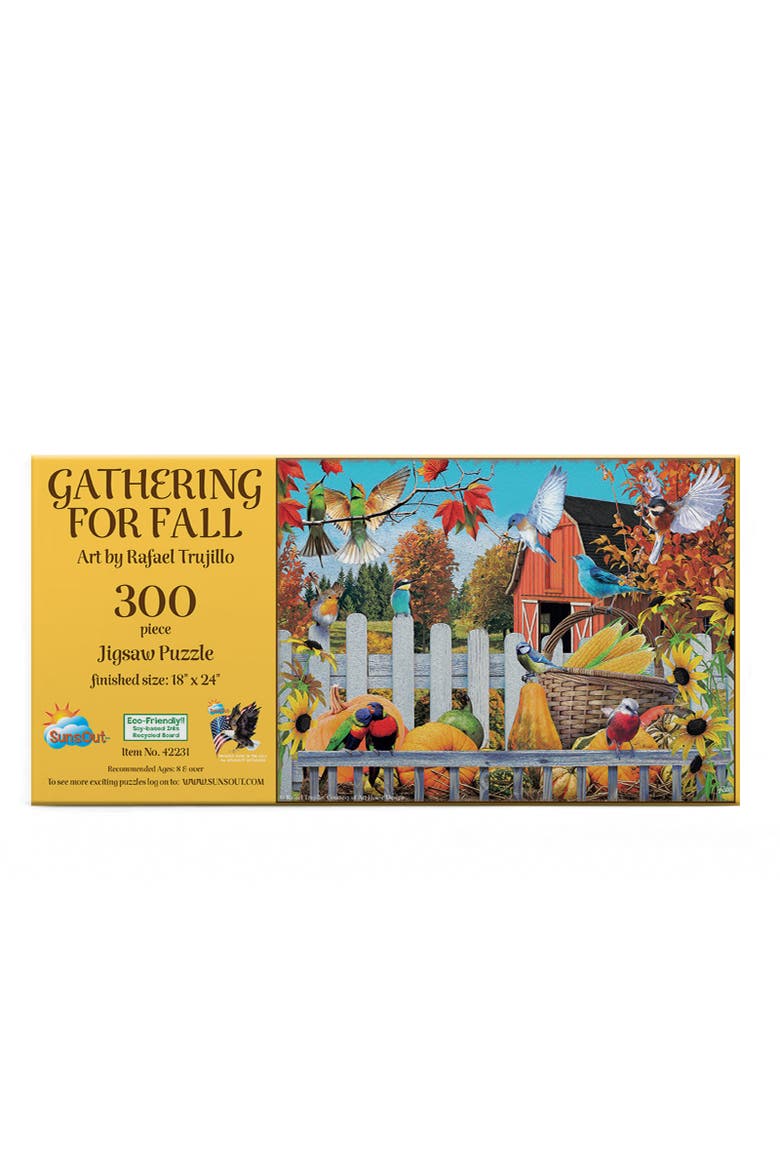 Gathering for Fall 300 piece Jigsaw Puzzle for Adults, Alternate, color, Multicolor