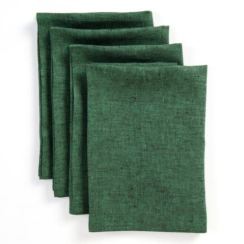 Linen Dinner Napkins Set of 4, 20 x 20" - Athena
