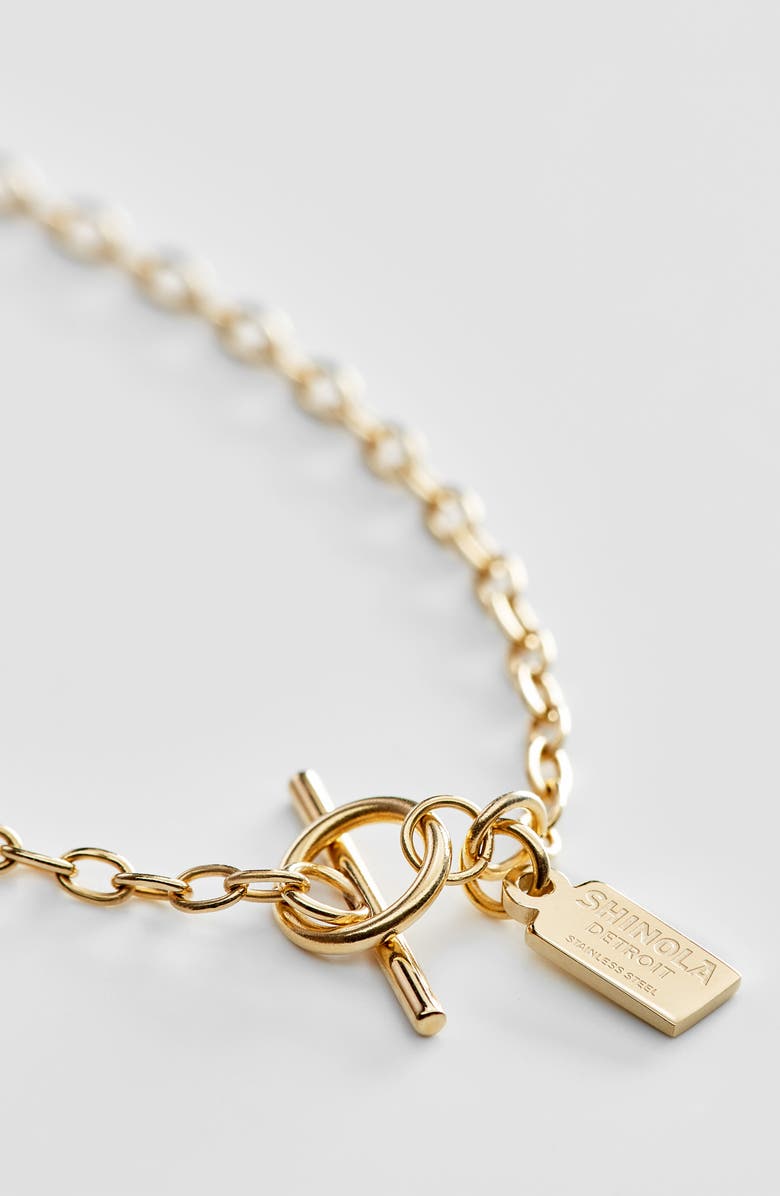 Shinola Petoskey Runwell Watch Pendant Necklace, Alternate, color,