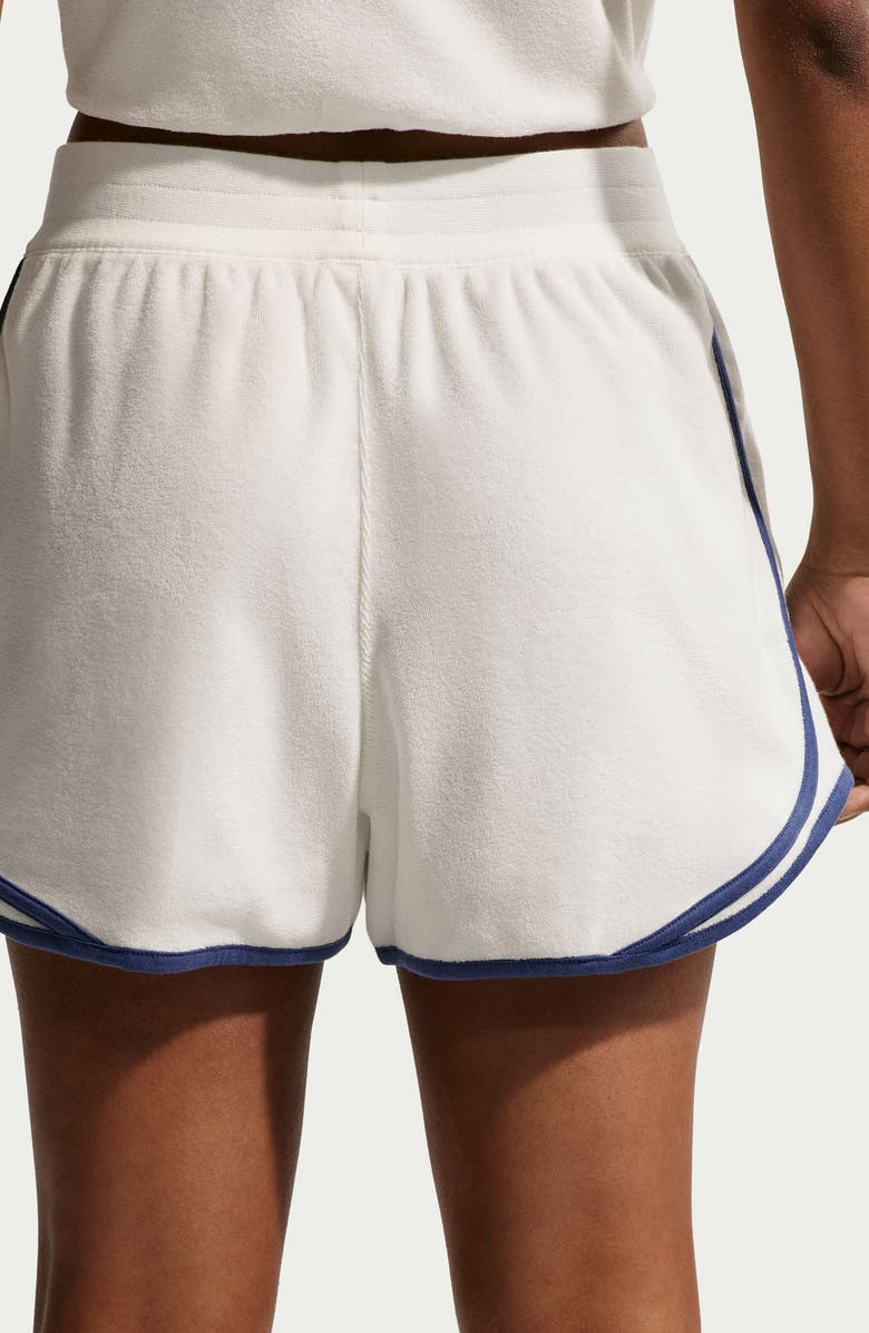 Nike Terry Cloth Shorts, Alternate, color, Sail/ Mystic Navy