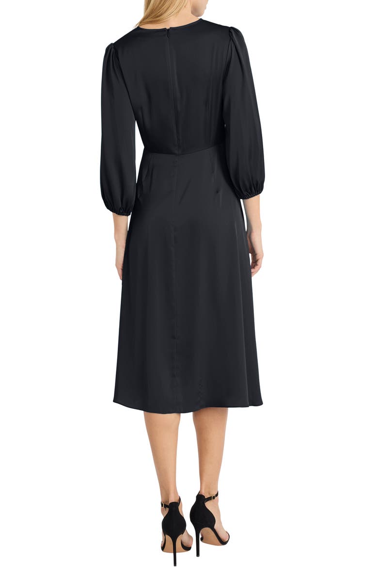 DONNA MORGAN FOR MAGGY Long Sleeve Tie Waist Midi Dress, Alternate, color,