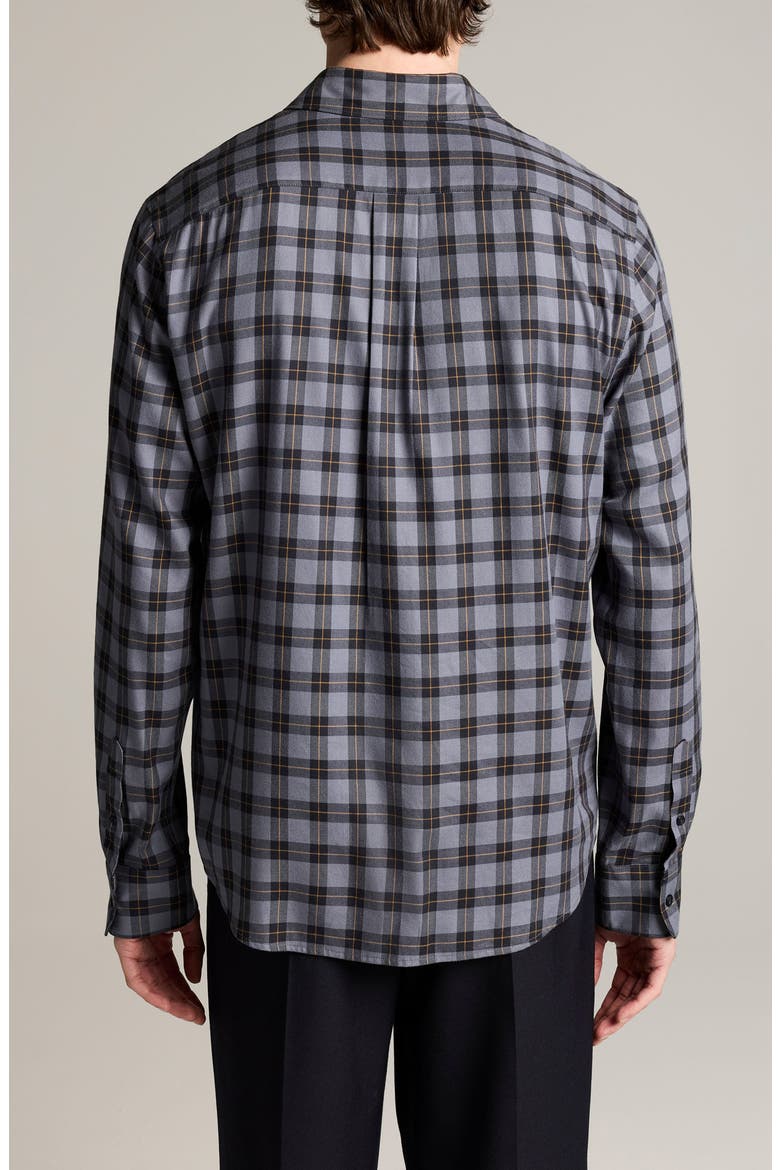 Allen Plaid Long Sleeve Button Up Shirt, Alternate, color, LATE EVENING COMBO