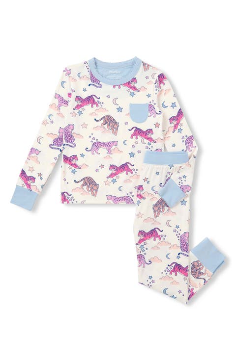 Kids' Night Time Tigers Pajamas