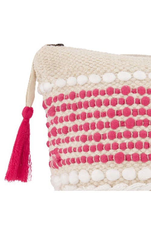 Mer St. Barth Saline Beach Medium Zip Pouch In Pink